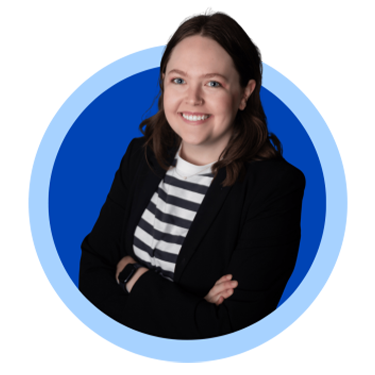 Smiling person in a blazer
