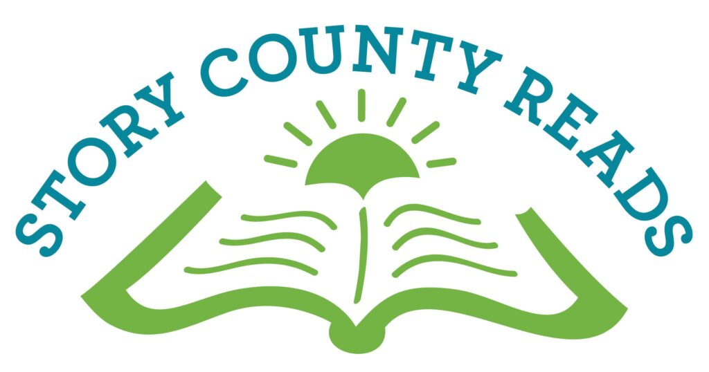 Logo for Story County Reads program