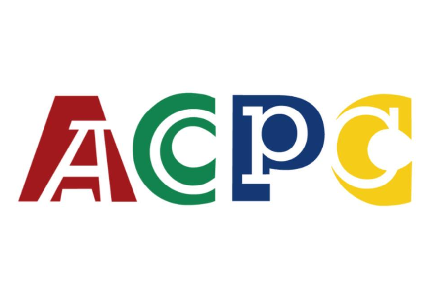 Colorful letters forming 'ACPC' logo