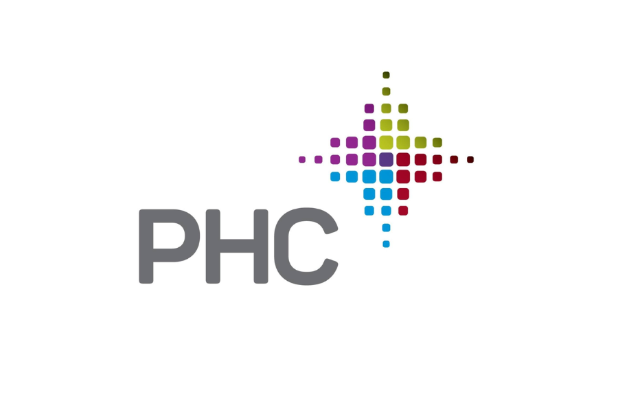 Colorful star logo with 'PHC'
