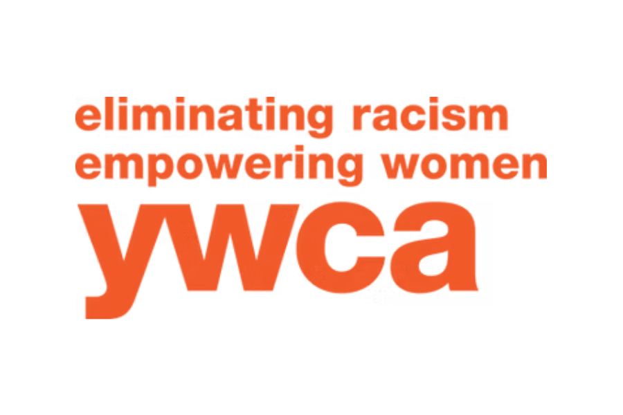 YWCA logo with empowerment message
