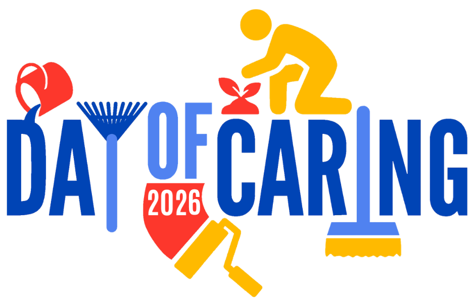 Colorful logo for Day of Caring