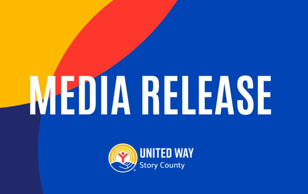 United Way media release announcement graphic